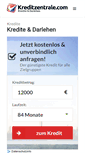 Mobile Screenshot of kreditzentrale.com